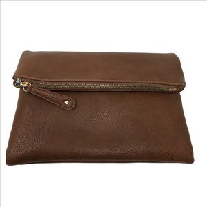 Street Level Brown clutch bag